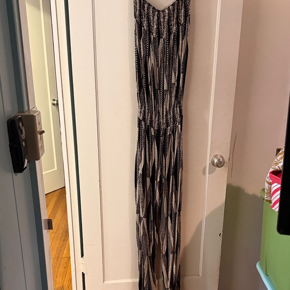 Manaola Black and White Jumpsuit